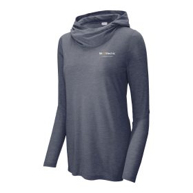 Ladies' Tri-Blend Wicking Long Sleeve Hoodie. LST406