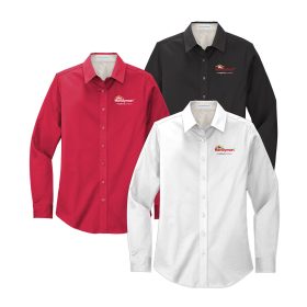 Ladies' Long Sleeve Easy Care Shirt.  L608