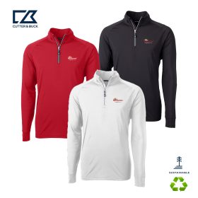 C&B Men's Adapt Eco Knit Stretch Recycled 1/4 Zip Pullover. MCK01143