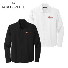 MERCER+METTLE&trade; Long Sleeve Stretch Woven Shirt MM2000