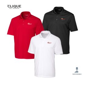 Clique Spin Eco Performance Pique Mens Polo. MQK00075