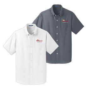 Men's Short Sleeve Oxford Shirt. S659
