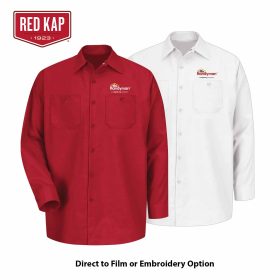 Red Kap&reg; Long Sleeve Work Shirt.  SP14