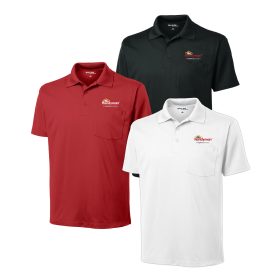 Men's Micropique Sport-Wick Pocket Polo. ST651