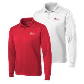 Adult Long Sleeve Sport-Wick Polo. ST657