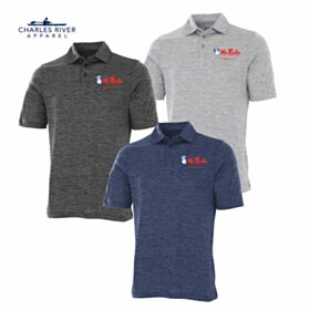 CR Men's Space Dye Polo Shirt. 3814