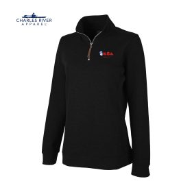 Charles River Ladies' Hudson 1/4 Zip Pullover. 5411