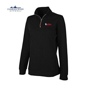 Charles River Ladies' Hudson 1/4 Zip Pullover. 5411