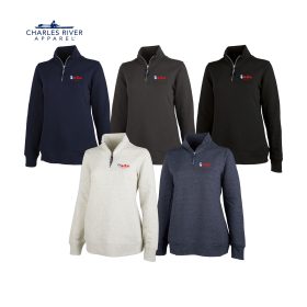 CR Ladies' Crosswind Quarter Zip Sweatshirt. 5459 - DF/LC