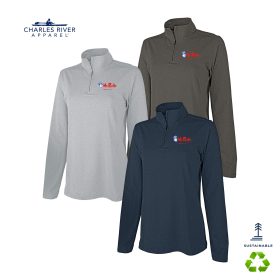 Ladies' Eco-Logic 1/4 Zip Pullover. 5468 - DF/LC