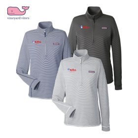 Vineyard Vines Ladies' Sankaty Half-Zip Pullover. K002521 - EMB/RC