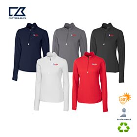 C&B Ladies' Traverse Stretch Eco 1/4-Zip Pullover. LCK00033 -DF/LC