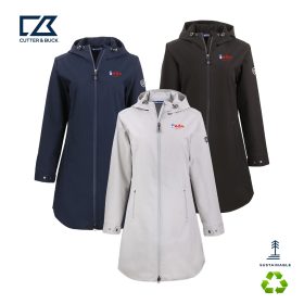 Cutter & Buck Camano Everyday Stretch Recycled Womens Water Resistant Jacket. LCO00077