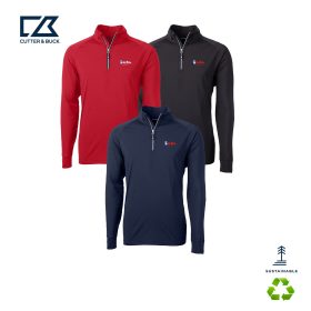 C&B Adapt Eco Knit Stretch Recycled Men's Quarter Zip Pullover. MCK01143