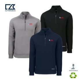 C & B Roam Recycled Quarter Zip Men's Pullover. MCK01308