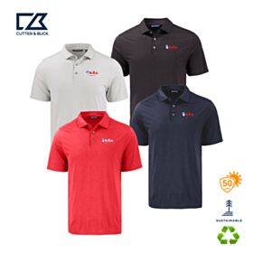 C&B Men's Coastline Recycled Polo. MCK01327 -DF/LC