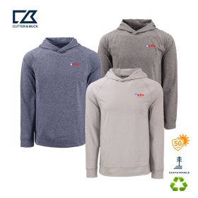C&B Adapt Knit Recycled Mens Heathered Hooded Pullover. MCK01341