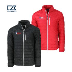 C&B Men's Rainier Insulated Full Zip Jacket. MCO00018 - EMB/RC