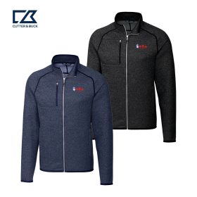 Cutter & Buck Mainsail Sweater-Knit Mens Full Zip Jacket. MCO00050
