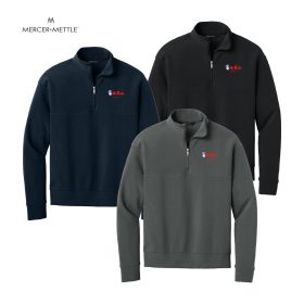 Mercer+Mettle Men's Linear Texture 1/4-Zip. MM3040