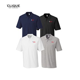 Clique® Addison Cotton Short Sleeve Men's Polo. MQK00084