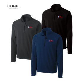 Clique Summit Performance Fleece Half Zip Mens Pullover Jacket. MQO00027
