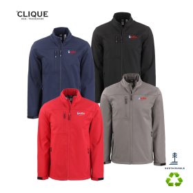Clique Tempest Waterproof Full Zip Mens Softshell Jacket. MQO00078