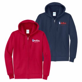 Adult Full-Zip Hooded Sweatshirt. PC78ZH
