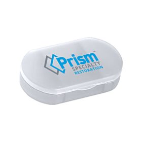PRISM - Oval Shape Pill Holder (LOTS OF 24). 7531