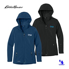 Eddie Bauer® Women's Hooded Soft Shell Parka. EB537 - DF/LC