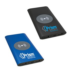 PRISM - 8000MAH Power Bank & Wireless Charger with USB-C Cord. PWR801C