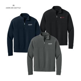 Mercer+Mettle Men's Linear Texture 1/4-Zip. MM3040