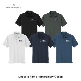 MERCER+METTLE&trade; Men's Stretch Jersey Polo. MM1014