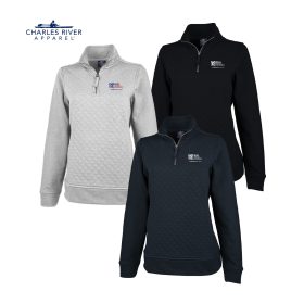 CR Ladies' Franconia Quilted Pullover. 5368 