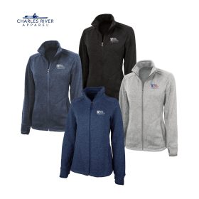 CR Ladies' Heathered Fleece Jacket. 5493