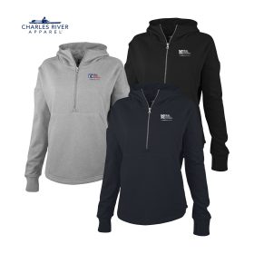 CR Ladies' Willow Scallop Hem Hoodie. 5527 