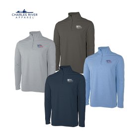 Charles River Men's Eco-Logic 1/4 Zip Pullover. 9468 - DF/LC