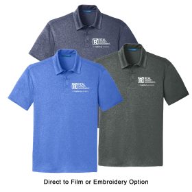 Men's Trace Heather Polo. K576