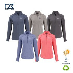 C&B Peshastin Fleece Recycled Ladies' Half Zip Pullover. LCK00182