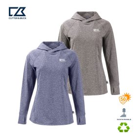 C&BAdapt Knit Recycled Ladies' Heathered Hooded Pullover. LCK00203 -DF/LC