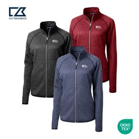 Cutter & Buck Mainsail Sweater-Knit Womens Full Zip Jacket. LCO00059