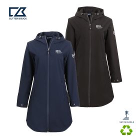 Cutter & Buck Camano Everyday Stretch Recycled Womens Water Resistant Jacket. LCO00077