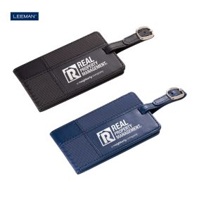 Leeman Tuscany™ Duo-Textured Luggage Tag (2 Pack). LG-9325