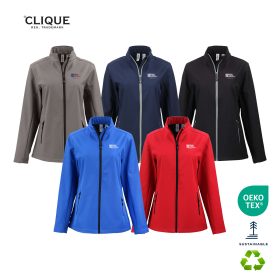 Clique Temp Eco Stretch Full Zip Womens Softshell Jacket - LQO00068