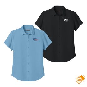 Ladies' Short Sleeve UV Dock Side Shirt. LW963