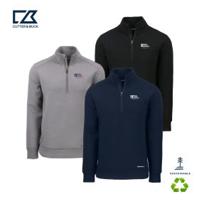 C & B Roam Recycled Quarter Zip Men's Pullover. MCK01308