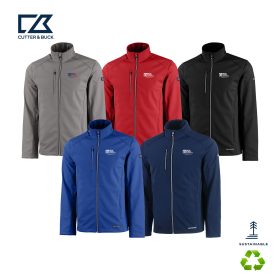Cutter & Buck Evoke Eco Softshell Recycled Full Zip Mens Jacket. MCO00078