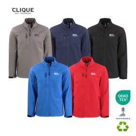 Clique Tempest Waterproof Full Zip Mens Softshell Jacket. MQO00078