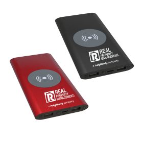 8000MAH Power Bank & Wireless Charger with USB-C Cord. PWR801C
