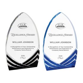 EXCELLENCE - ENGRAVED - 8" Cathedral Soaring Acrylic (Sold Individually). SA202